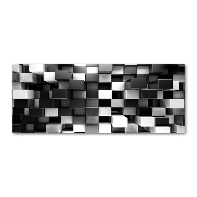 Foto obraz szkło akryl Abstrakcja kostki