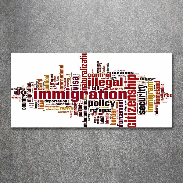 Foto op plexiglas Immigratie