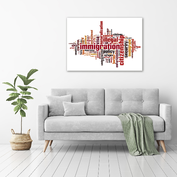 Foto op plexiglas Immigratie