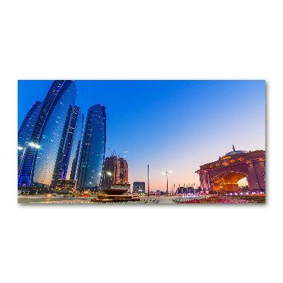 Plexiglas foto Straten van Abu Dhabi