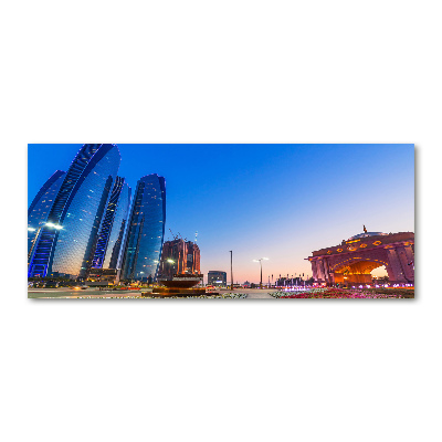 Plexiglas foto Straten van Abu Dhabi