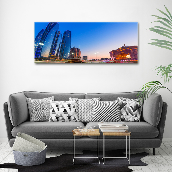 Plexiglas foto Straten van Abu Dhabi