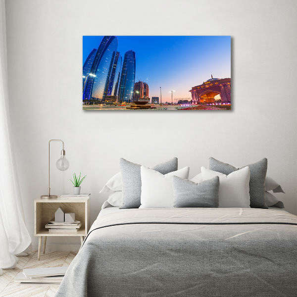 Plexiglas foto Straten van Abu Dhabi