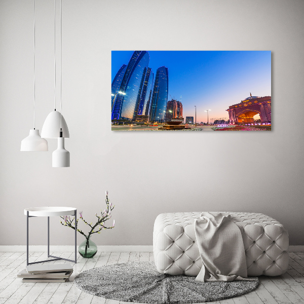 Plexiglas foto Straten van Abu Dhabi