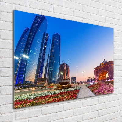 Plexiglas foto Straten van Abu Dhabi