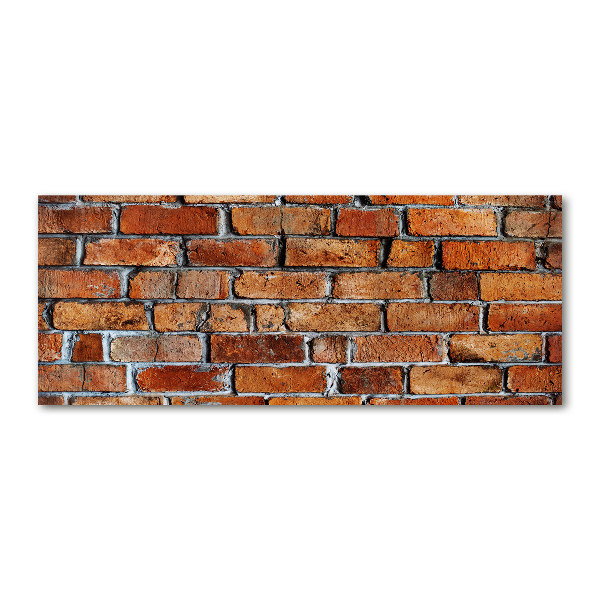 Foto obraz szkło akryl Ceglana ściana