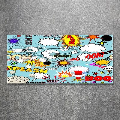 Fotoobraz na ścianę szkło akrylowe Komiks