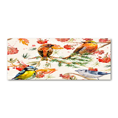 Foto plexiglas Naaldhoutbomen en vogels