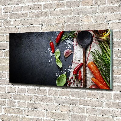 Schilderij op acrylglas Ingrediënten