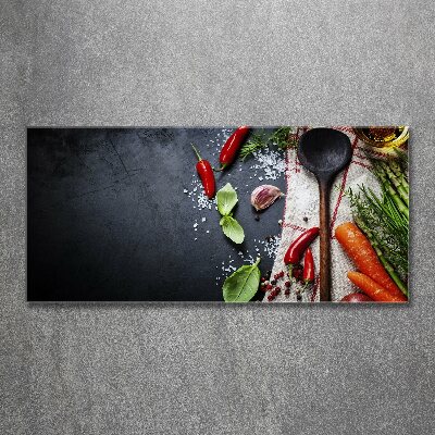 Schilderij op acrylglas Ingrediënten