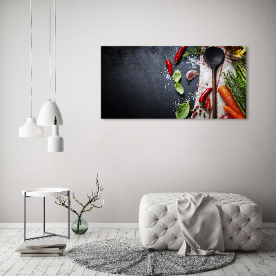 Schilderij op acrylglas Ingrediënten