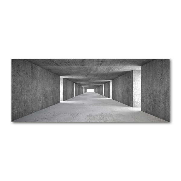 Schilderij op acrylglas Betonnen tunnel