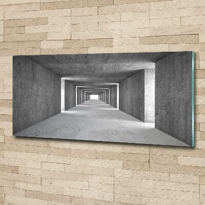Schilderij op acrylglas Betonnen tunnel