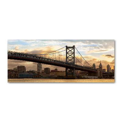 Plexiglas foto Philadelphia-brug