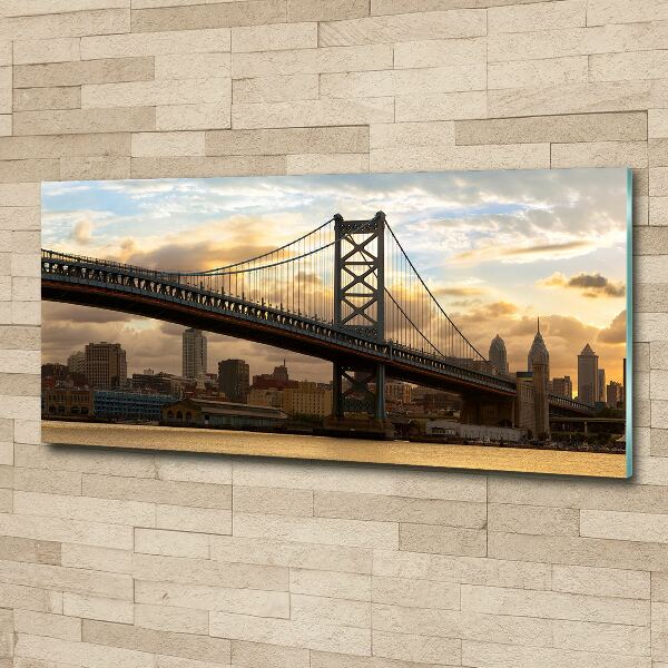 Plexiglas foto Philadelphia-brug