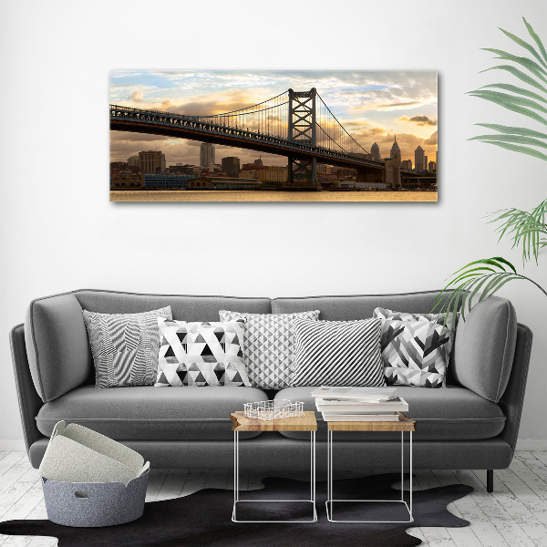 Plexiglas foto Philadelphia-brug