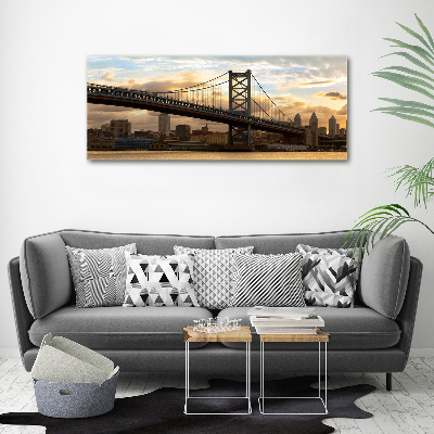 Plexiglas foto Philadelphia-brug