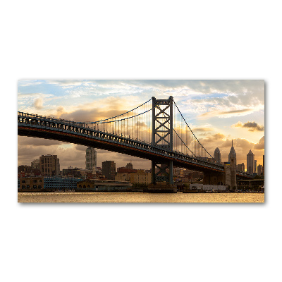 Plexiglas foto Philadelphia-brug