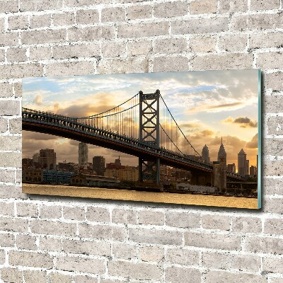 Plexiglas foto Philadelphia-brug
