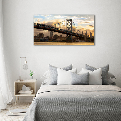 Plexiglas foto Philadelphia-brug