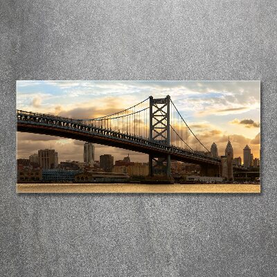 Plexiglas foto Philadelphia-brug