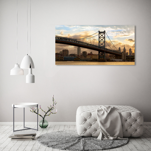 Plexiglas foto Philadelphia-brug