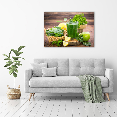 Foto op plexiglas Groene cocktail