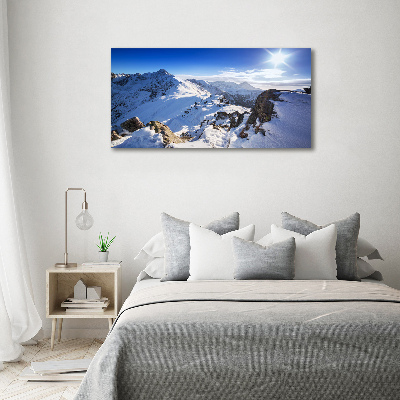 Schilderij op acrylglas Tatra-piek
