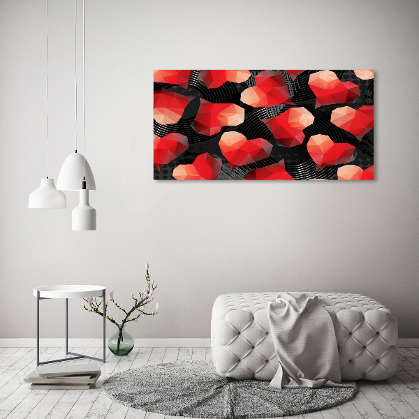 Foto op plexiglas Geometrische harten
