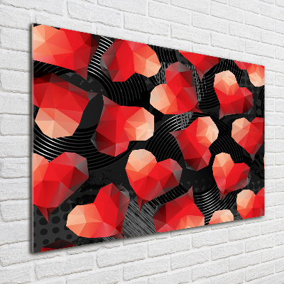 Foto op plexiglas Geometrische harten