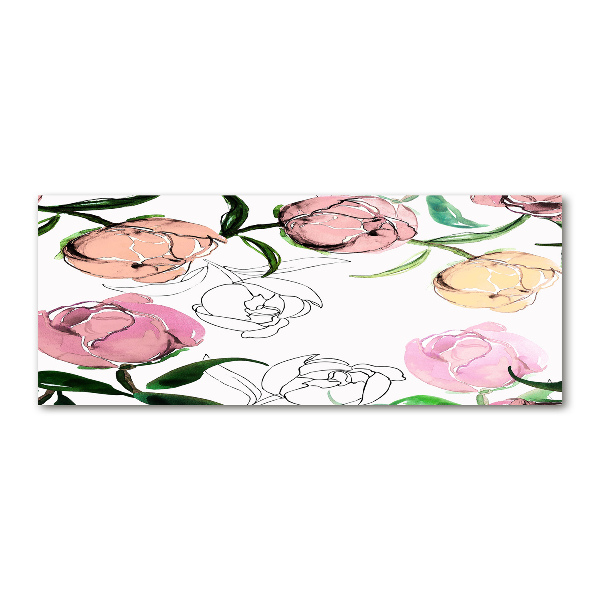 Plexiglas foto Pioenrozenknoppen