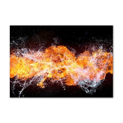 Plexiglas foto Vuur versus water