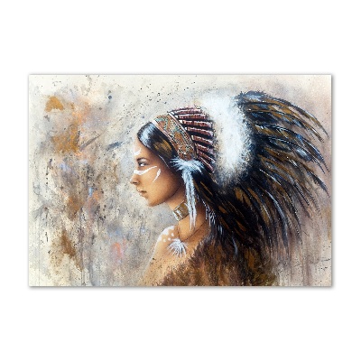 Obraz zdjęcie na ścianę akryl Indianka