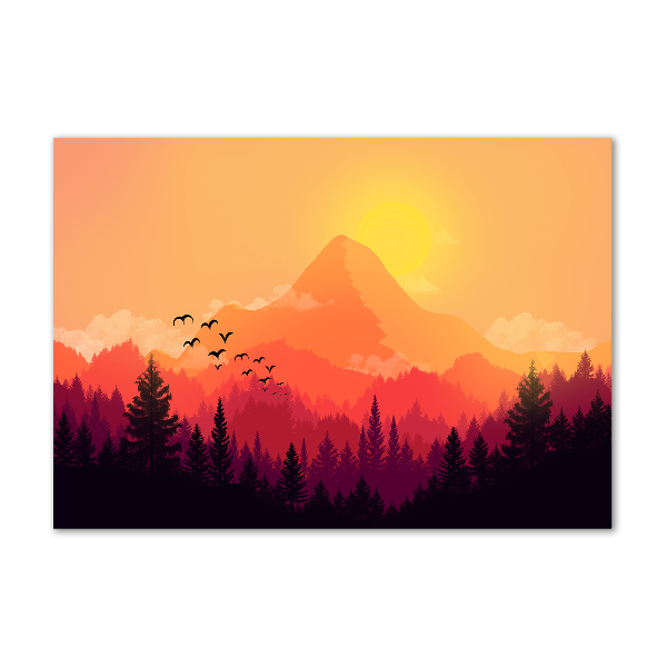 Plexiglas schilderij Berglandschap