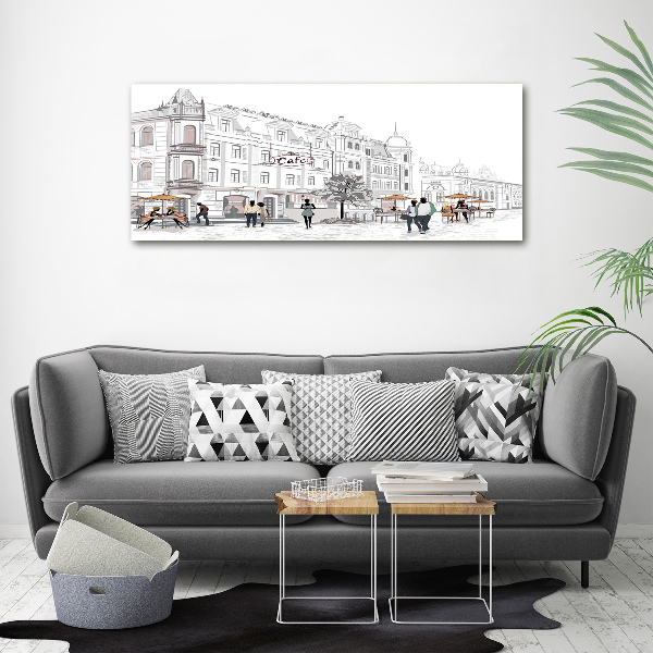 Plexiglas schilderij Oude Stad