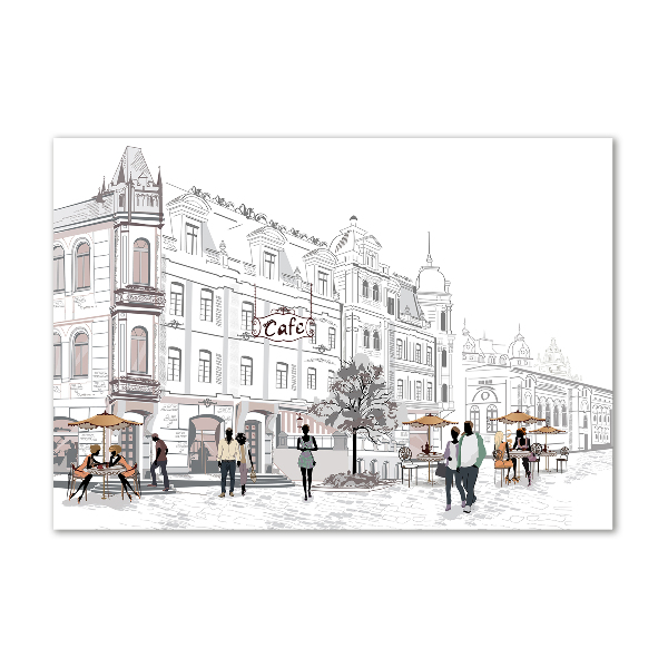 Plexiglas schilderij Oude Stad