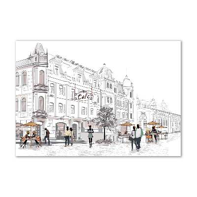 Plexiglas schilderij Oude Stad