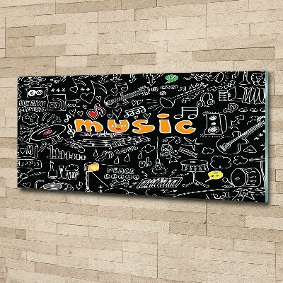 Foto in plexiglas Muzikale symbolen