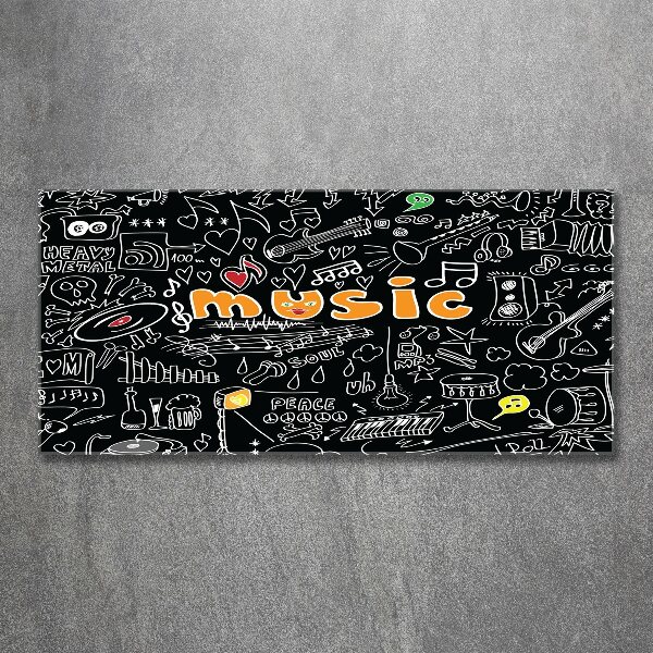 Foto in plexiglas Muzikale symbolen