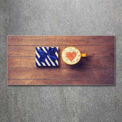 Plexiglas schilderij Koffie en een cadeautje