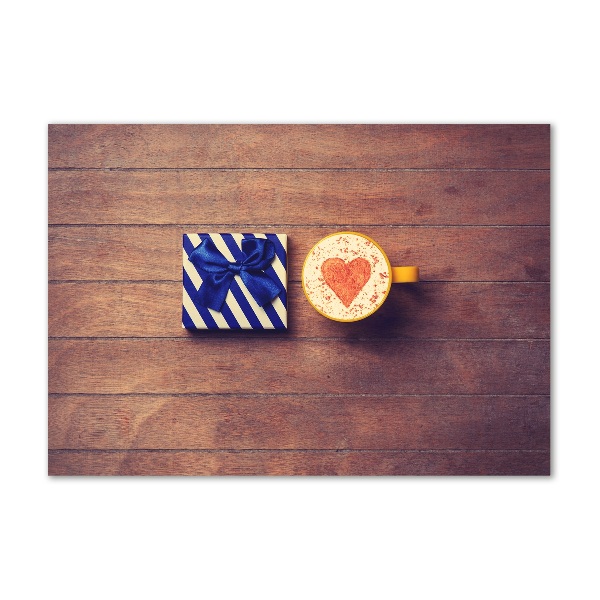 Plexiglas schilderij Koffie en een cadeautje