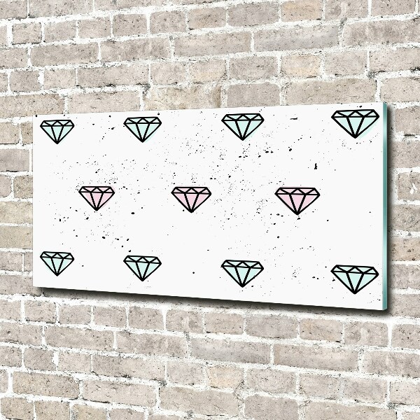 Plexiglas schilderij Diamanten