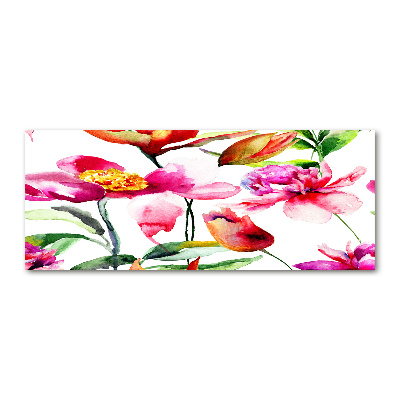 Plexiglas schilderij Wilde bloemen