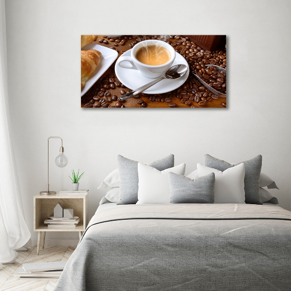 Schilderij op acrylglas Aromatische koffie