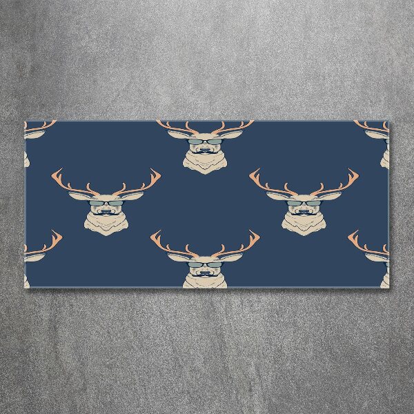 Plexiglas schilderij Hipster hert