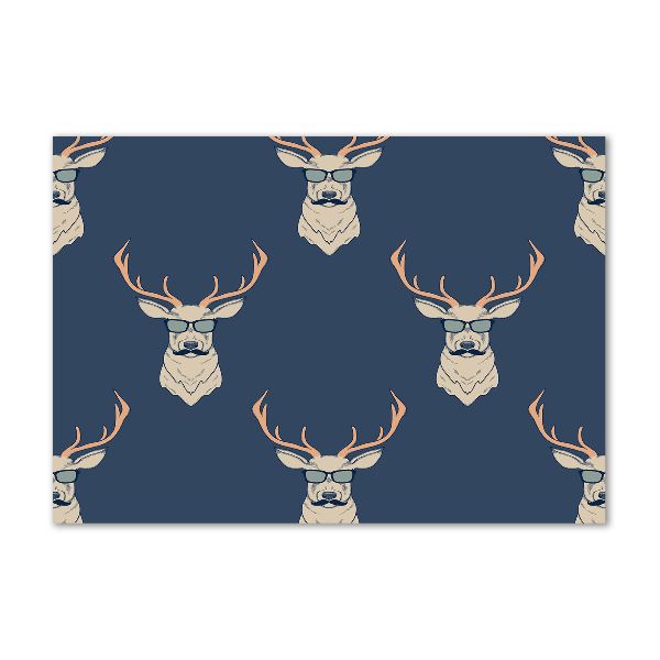 Plexiglas schilderij Hipster hert