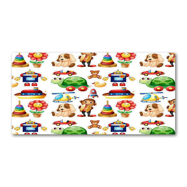 Schilderij op acrylglas Speelgoed