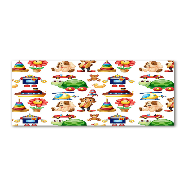 Schilderij op acrylglas Speelgoed