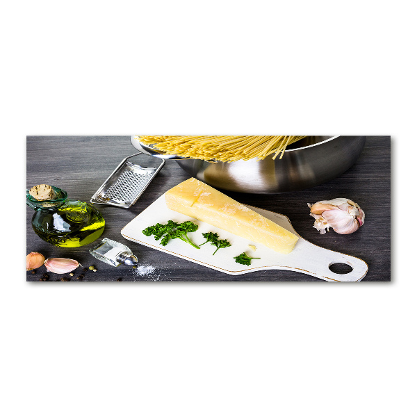 Plexiglas foto Pasta met knoflook