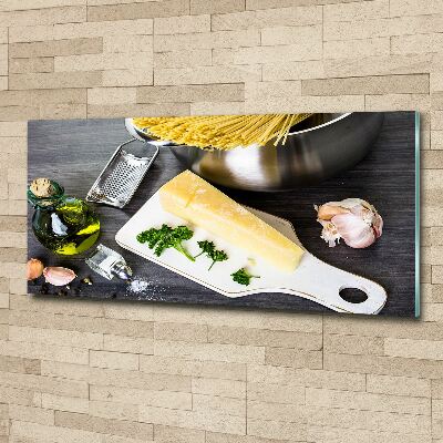 Plexiglas foto Pasta met knoflook